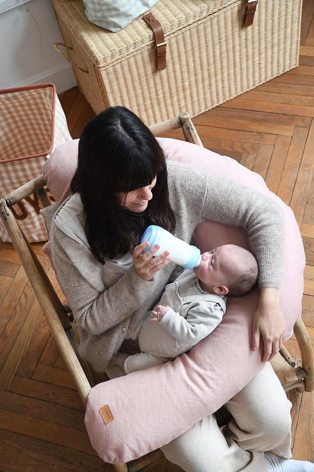 BÉABA, Big Flopsy, Multifunktionskissen zum Stillen Zubehör Essen und Stillen Bebe Naty Shop