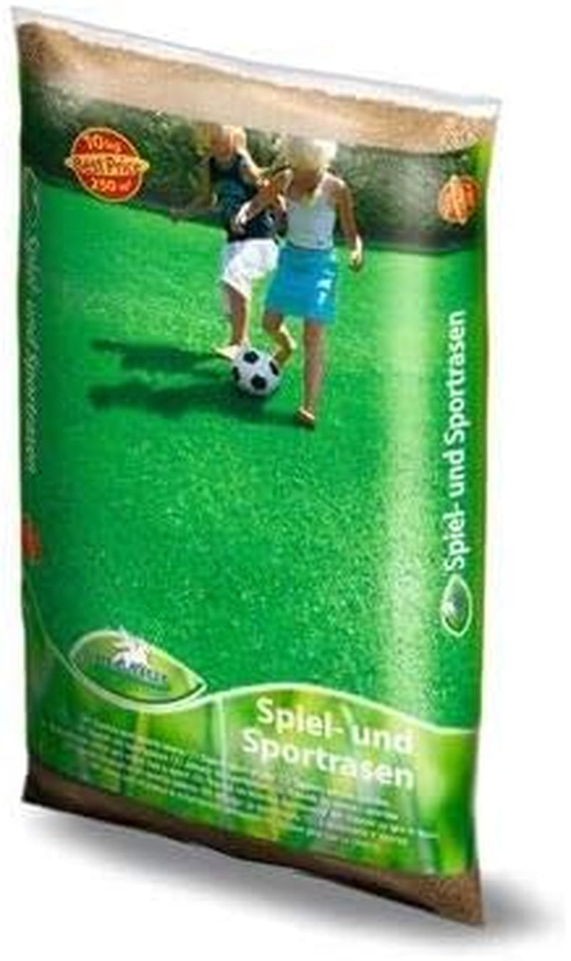 Pegasus Spiel- Und Sportrasen, Rasenmischung, Inhalt: 10Kg Für Ca. 200 M², Für Starke Beanspruchung Und Lichtreiche Standorte