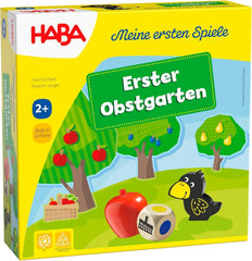 HABA First Orchard – Meine ersten Spiele: Brett- und Familienspiel rund um Farben und Formen, klassisches Holzspielzeug für Kleinkinder ab 2 Jahren – 1004655001