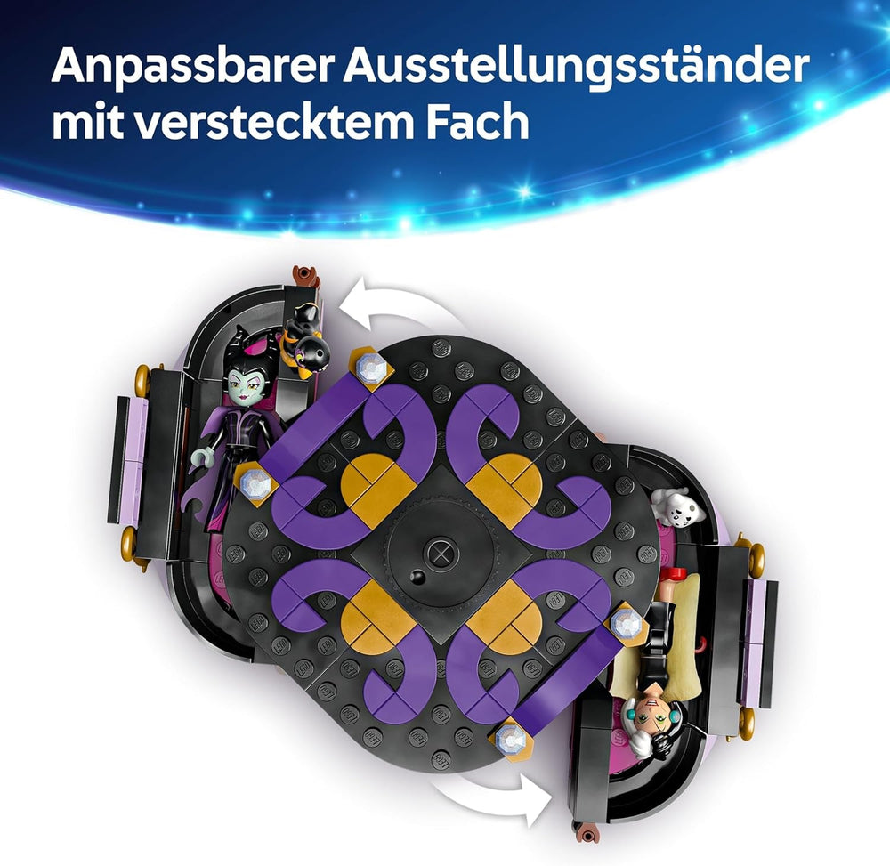 LEGO ǀ Disney Bösewichte Die Kleider von Malefiz und Cruella De Vil - Spielzeug für Jungen und Mädchen ab 9 Jahren - Inkl. 2 Mini-Puppen & 2 Tierfiguren - Geburtstagsgeschenk für Fans 43262