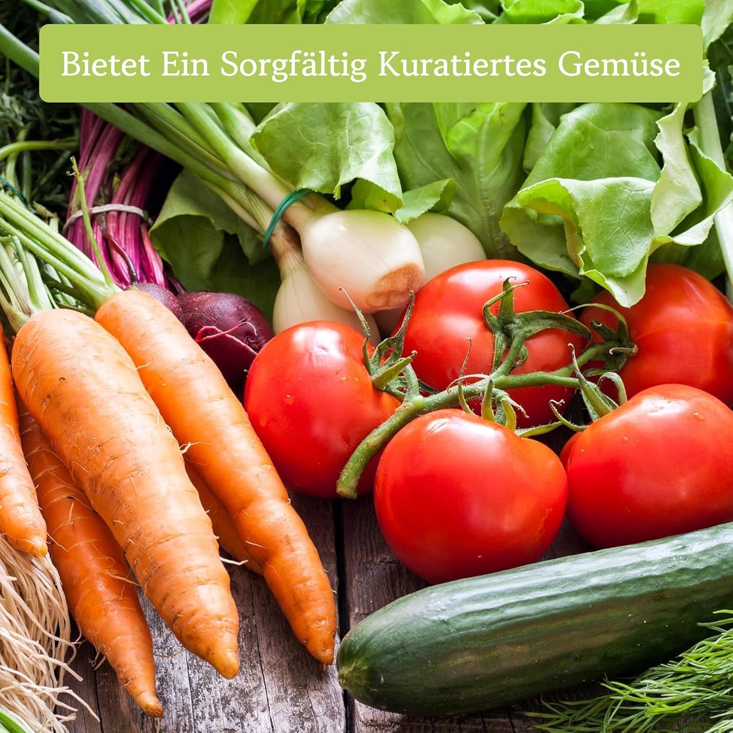 OwnGrown Gemüse Samen Set - 12 Pflanzensamen Sorten für Hochbeet und Garten - Praktische Box mit Gemüsesamen für den Anbau Frischer Ernte zu Hause - Ideal für Gartenliebhaber