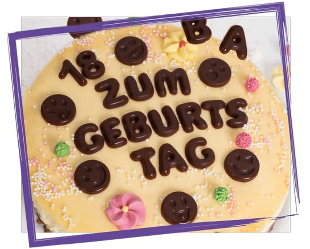 Günthart Backdecor, 90 Stück Schokoladenbuchstaben, Alphabet und Zahlen in feiner Zartbitterschokolade, 47 Gramm Naty Shop