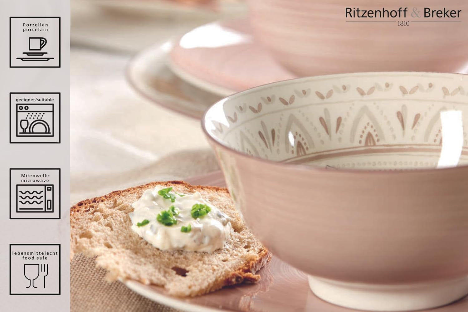 Ritzenhoff & Breker Valencia Kombiservice, 16-teilig Geschirrsets Naty Shop