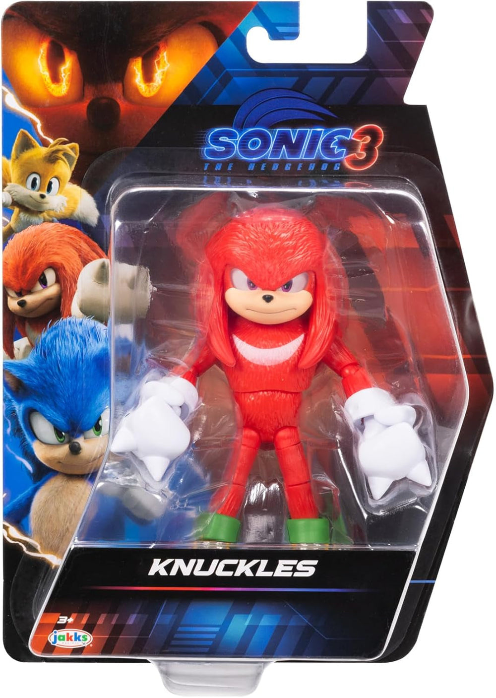 Sonic 3 Filmfigur, 13 cm, Knuckles Actionfiguren Naty Shop