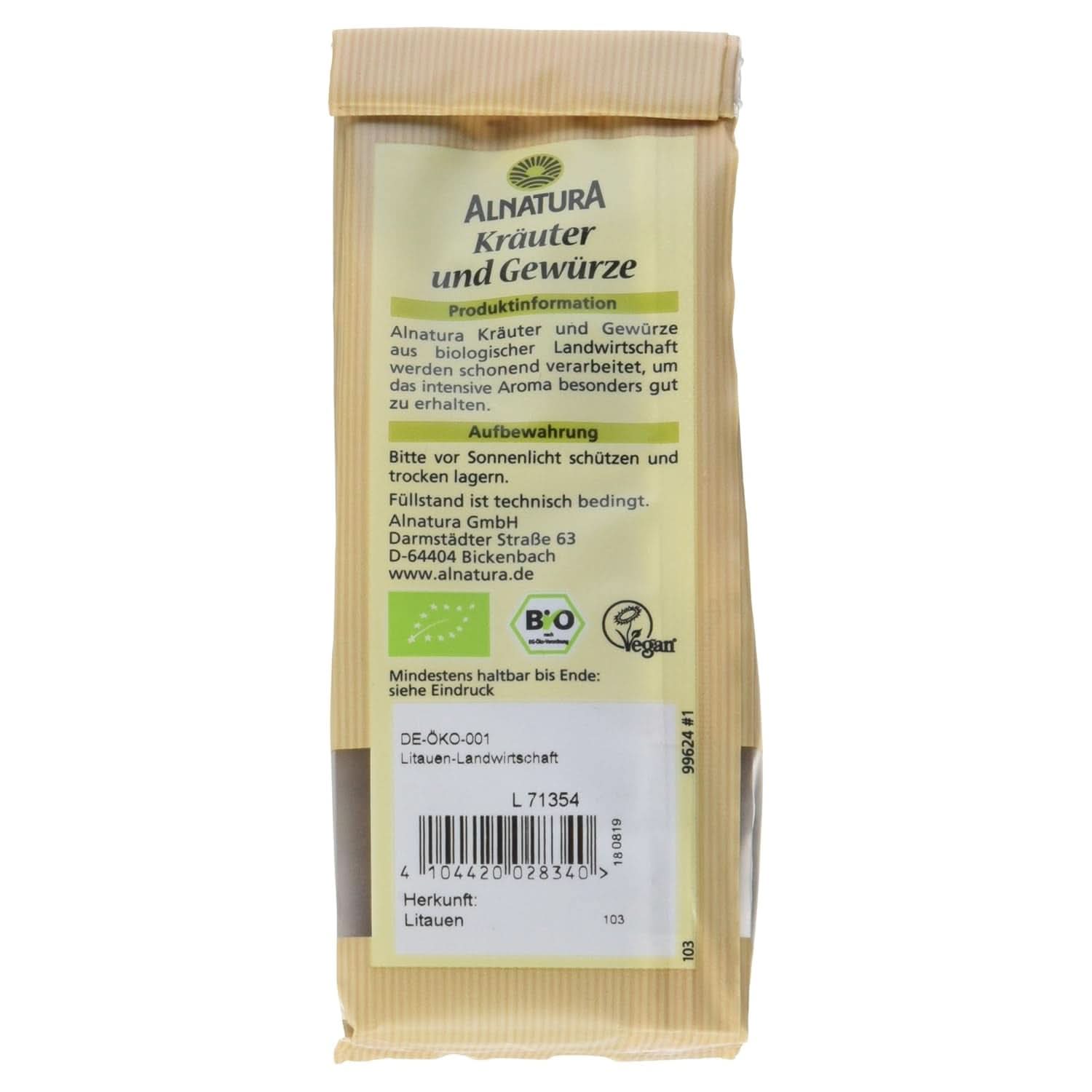 Chimen organic întreg, 50 grame Condimente Naty Shop