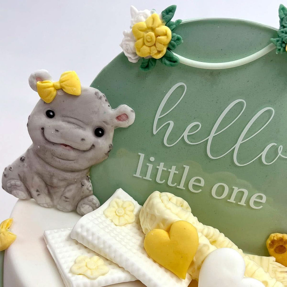 Katy Sue, Sweet Safari Silikonguss, Naty Shop Kitchen Hipopotam