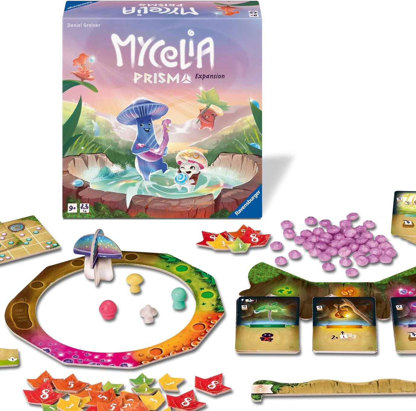 Ravensburger 27489 – Mycelia – Familien-Deckbauspiel, Brettspiel für Erwachsene und Kinder ab 9 Jahren – einfaches Strategiespiel für 1–4 Spieler