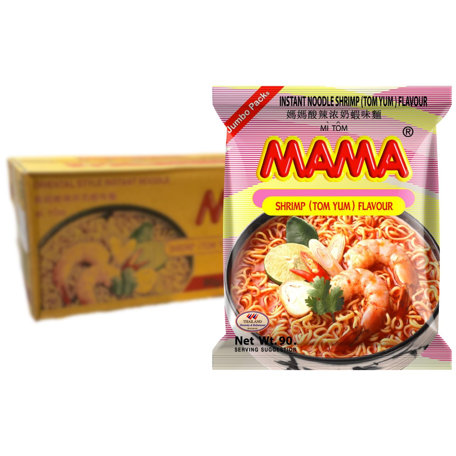 MAMA – Instant-Nudeln mit Huhn – Mehrfachpackung (30 x 55 g)