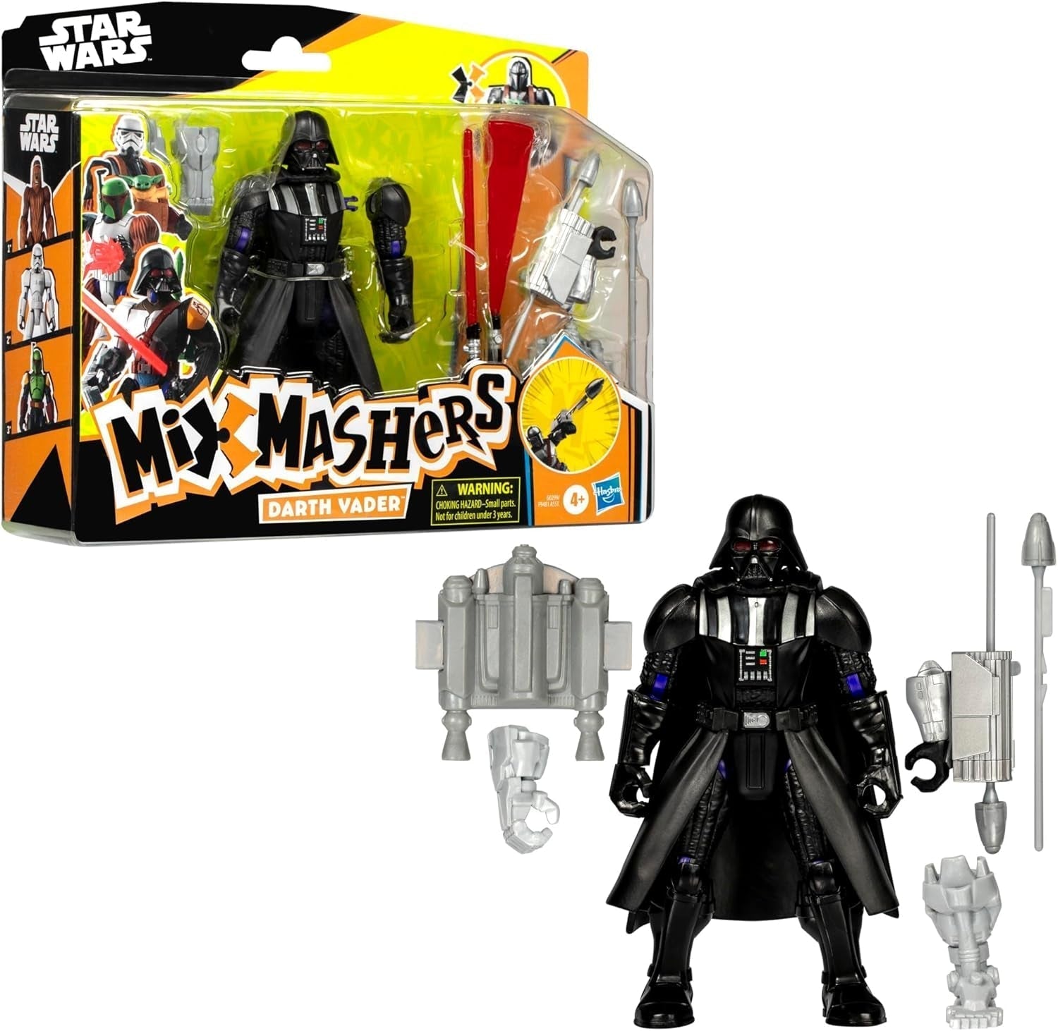 Star Wars Mixmashers Darth Vader Anpassbare Mix-and-Match-Deluxe-Actionfiguren und Zubehör Actionfiguren Naty Shop