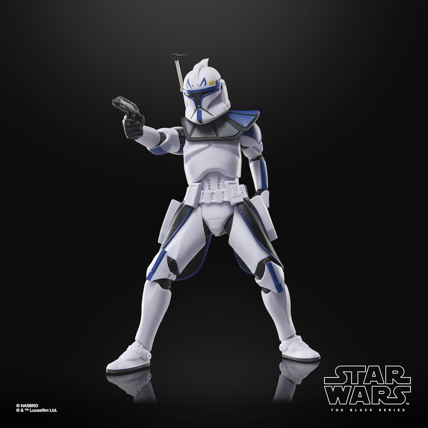 Star Wars seria neagră Clone Captain Rex, Star Wars: Ahsoka Premium Action Figure pentru a colecta (15 Cm) Action figures Naty Shop