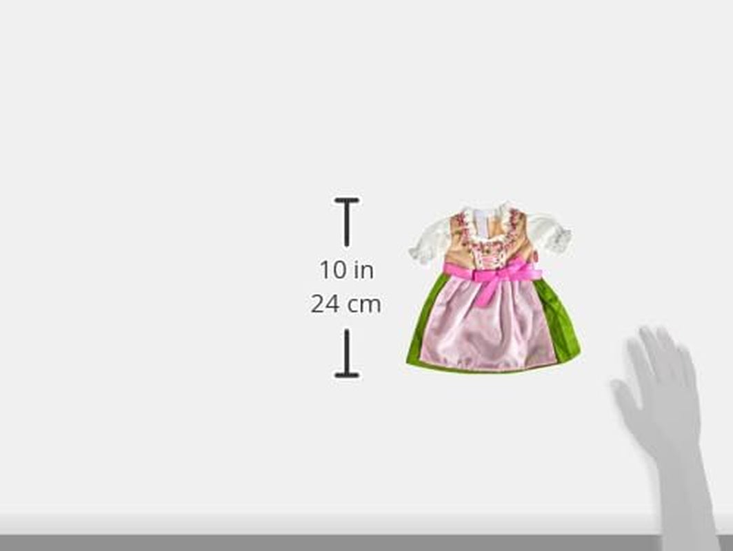Heless 2113 - Kleid für Puppen, Dirndl Heidi, Größe 35 - 45 cm