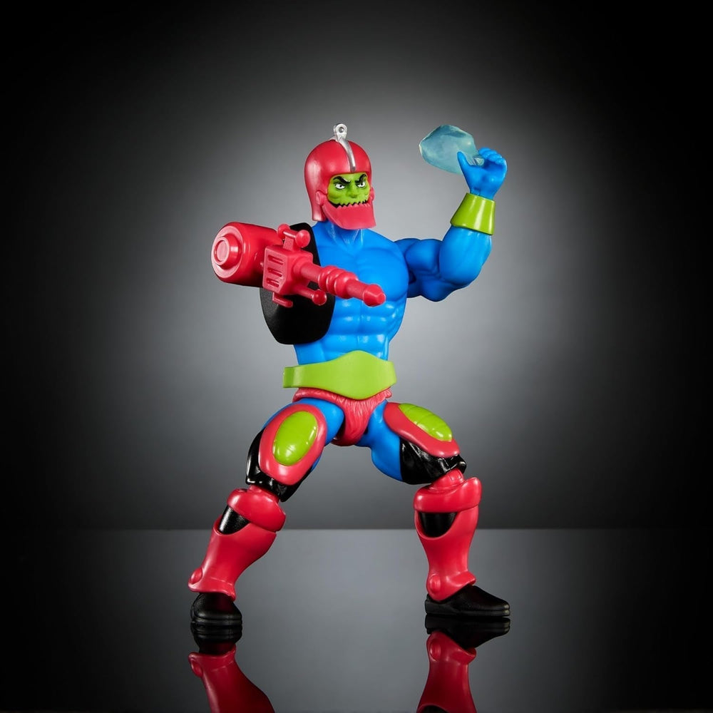 Masters of the Universe Origins figurină de acțiune Trap Jaw figurină de colecție, Aprox. 14 cm mare jucărie populară MOTU Villain cu 16 articulații mobile și accesorii, HYD41, [Multicolor] Action figures Naty Shop