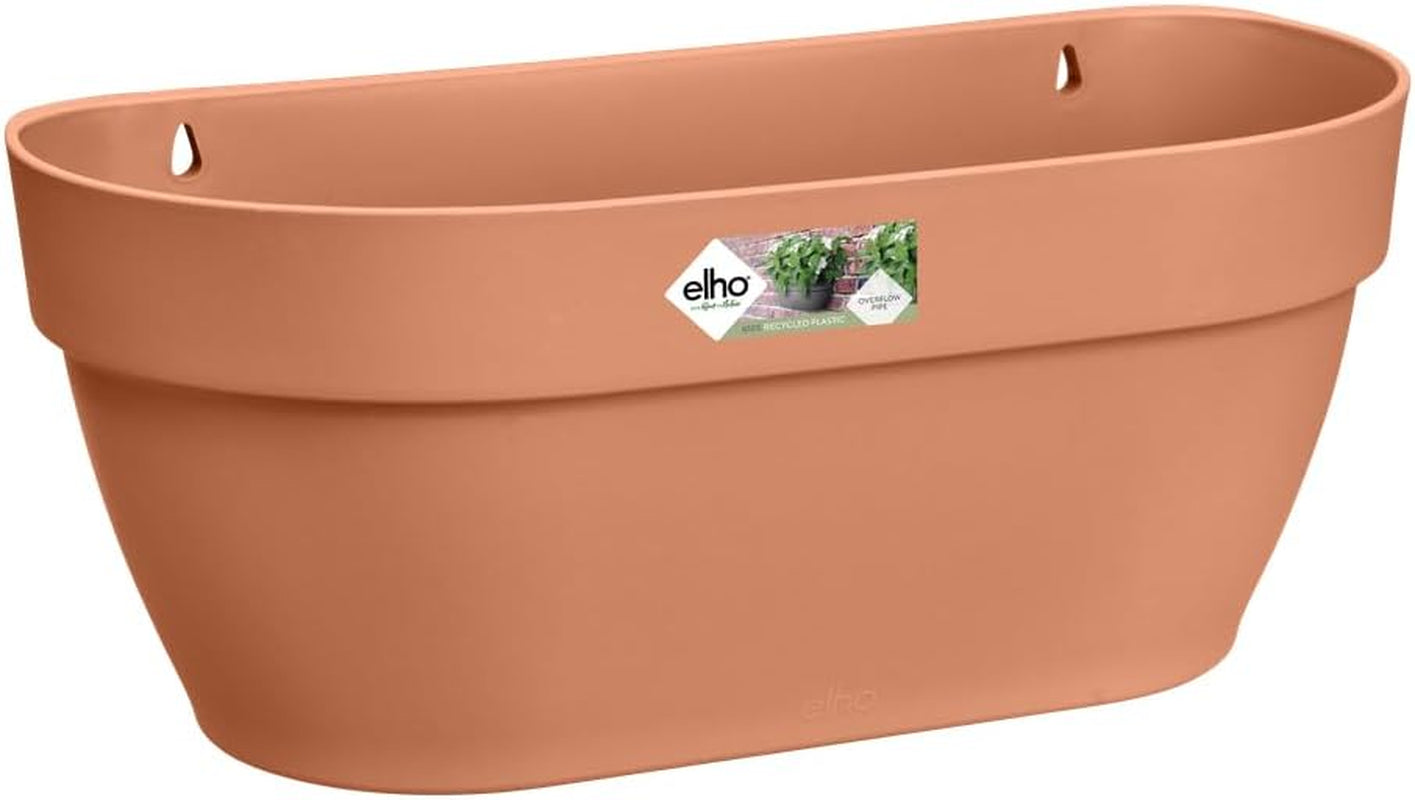 elho Vibia Campana Jardinieră de perete 35 - Jardinieră pentru balcon și utilizare în exterior - Ø 35,0 x H 14,8 cm - Negru/Antracit