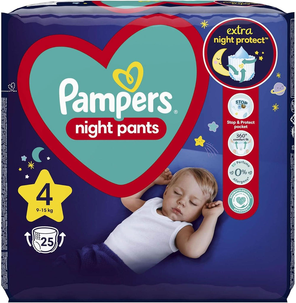 Pampers Diapers Night Pants, Größe 4 Mutter und Baby Naty Shop