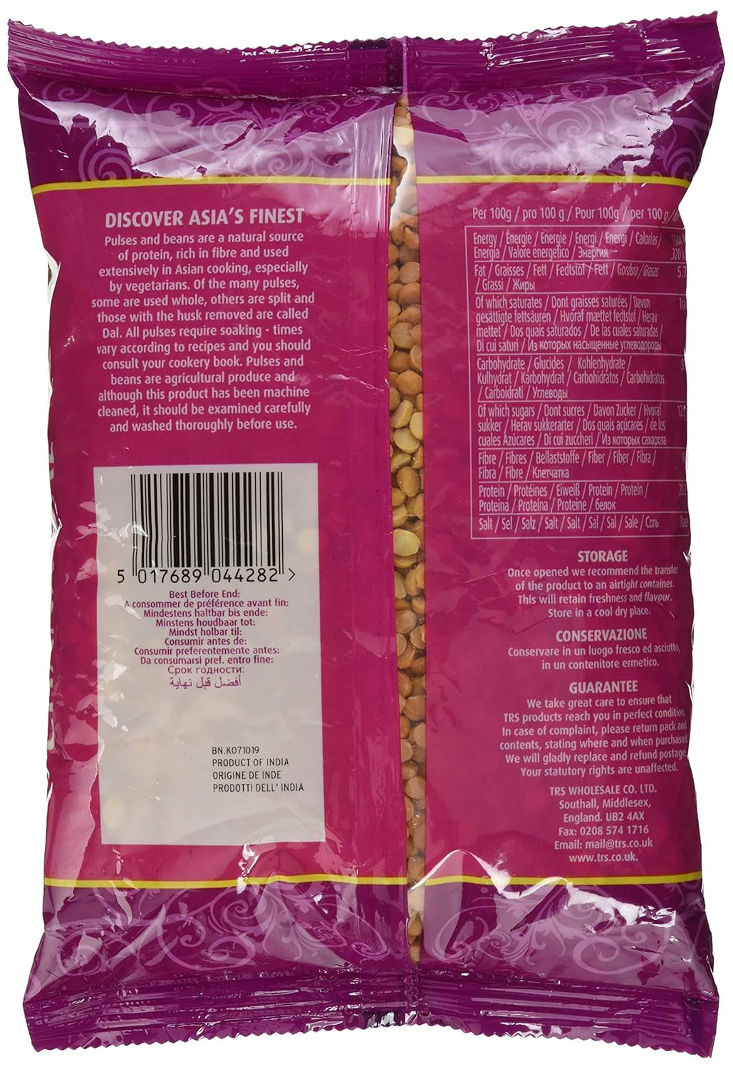 TRS - Kichererbsen (Chana Dal) - (1 x 1 kg)