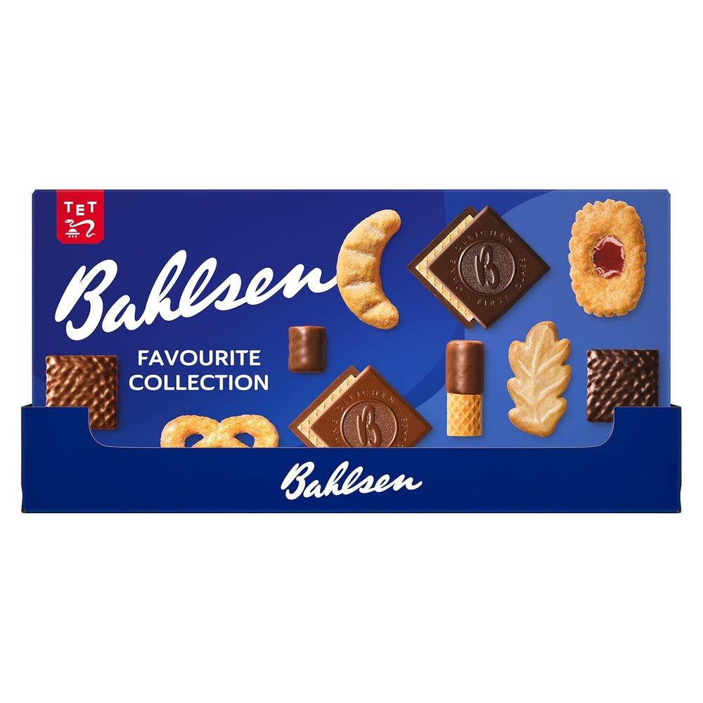 Bahlsen Favourite Collection S, pachet de 6, mix crocant pentru biscuiți și napolitane cu lapte și ciocolată neagră (6 x 161 g / 966 g)