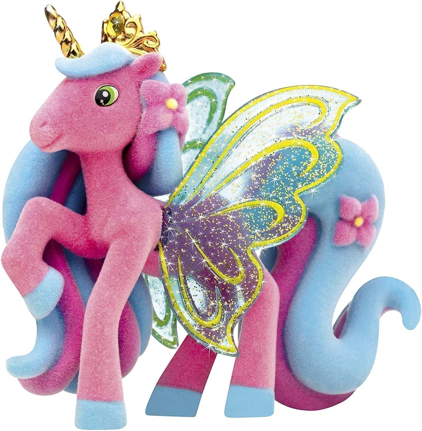 Galupy Einhorn – 3er-Pack Einhornfiguren, Einhornspielzeug zum Sammeln, Shiny Wings Ponyfiguren und Swarovski-Kristall-Actionfiguren im Naty Shop