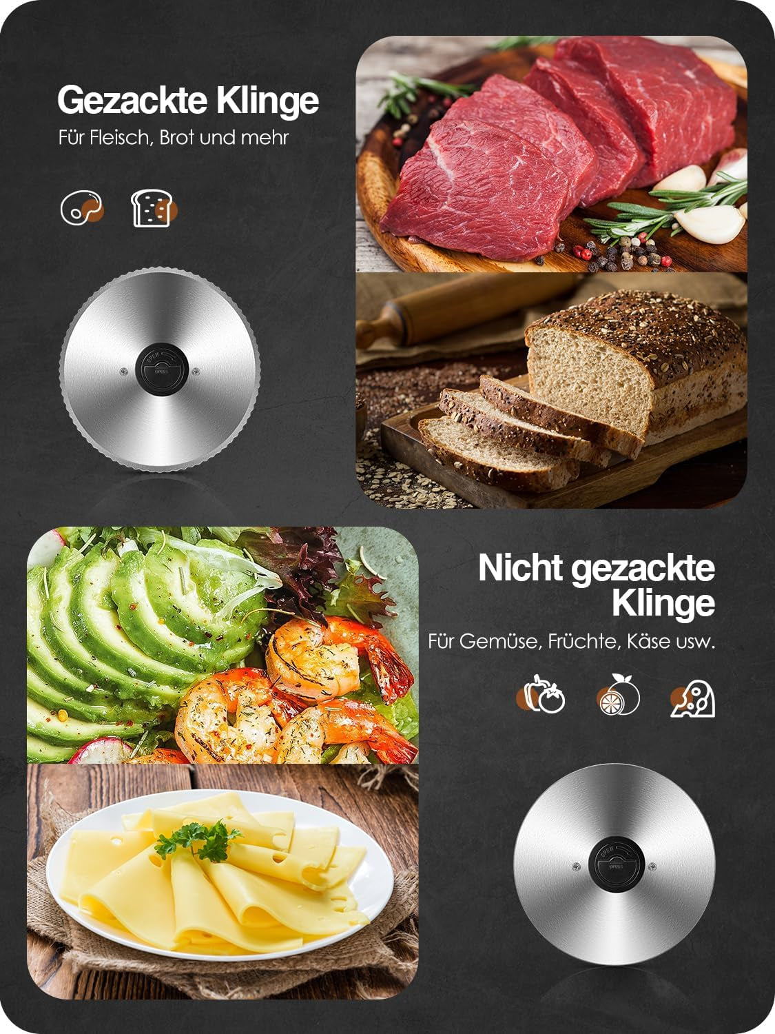 YASHE SL-518, feliator pâine, 2 lame detasabile, grosime reglabila 0 - 15 mm Rasnite si Feliatoare Naty Shop