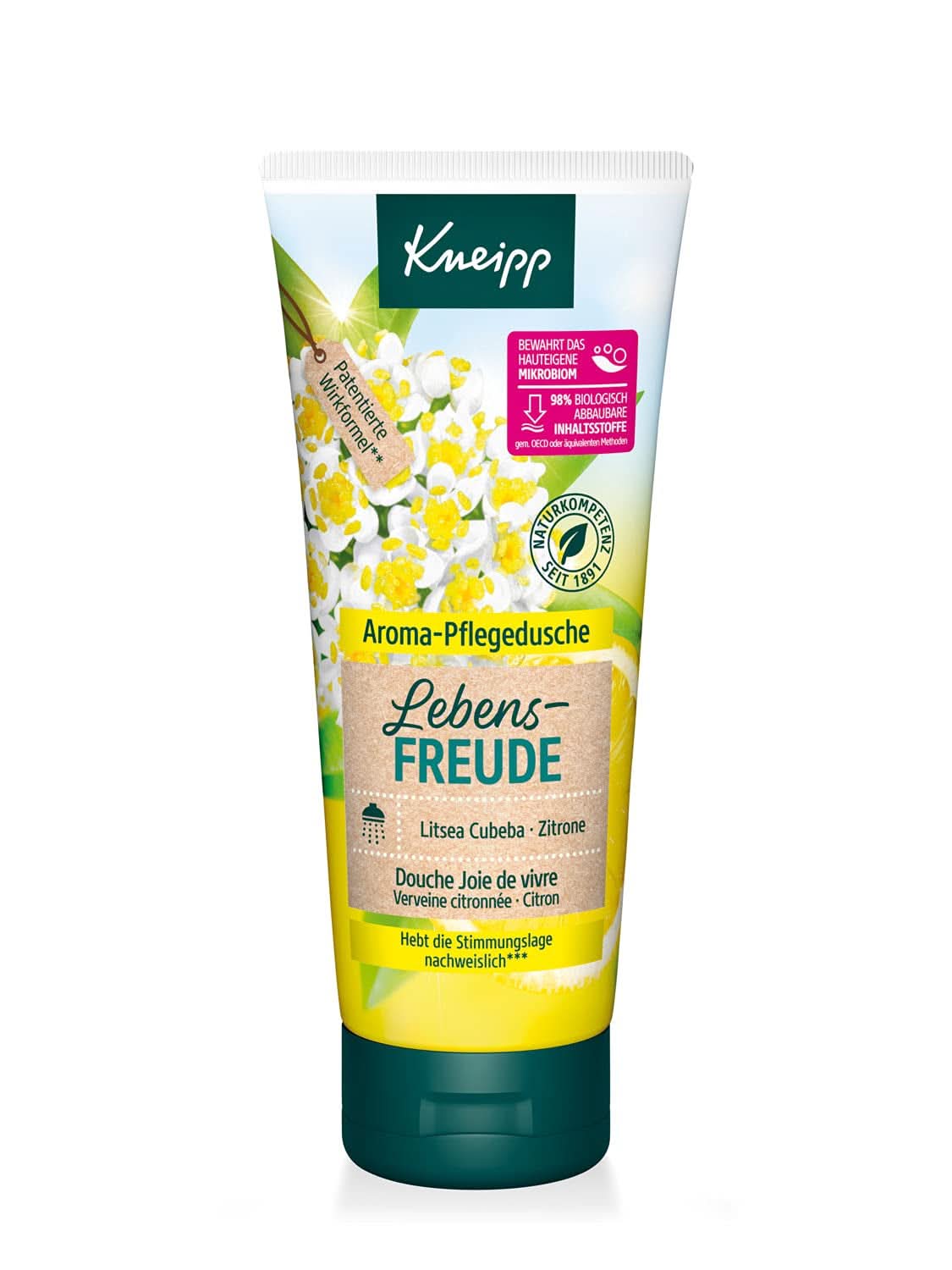 Kneipp Aroma, feuchtigkeitsspendendes Duschgel, 200 ml Dusche und Bad Naty Shop 200 ml