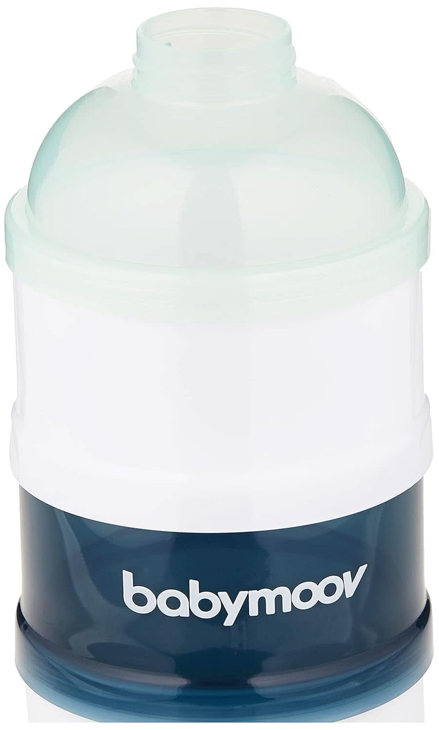 Babymoov Milchpulver-Portionierer, Arctic Blue, 4 Fächer Zubehör Essen und Stillen Bebe Naty Shop
