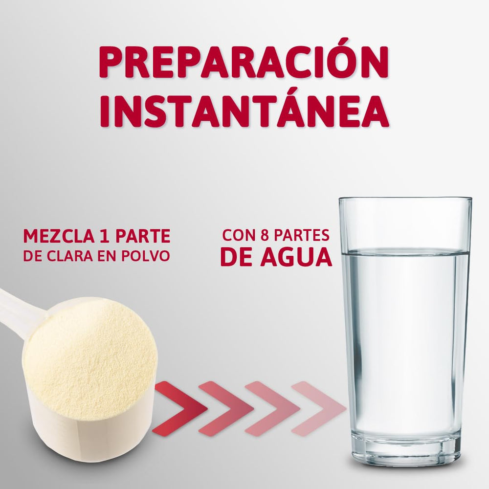 Eiweißpulver für Baiser (350 g) | Pasteurisiertes Eiklar | Getrocknetes Eiweiß | Laktosefrei Glutenfrei | In wiederverschließbarem Zip-Beutel