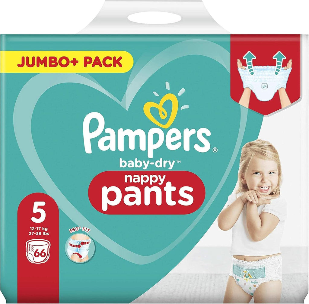 Scutece Pampers, versiunea clasica, diverse marimi Mama si Copilul Naty Shop 5 (66 buc)