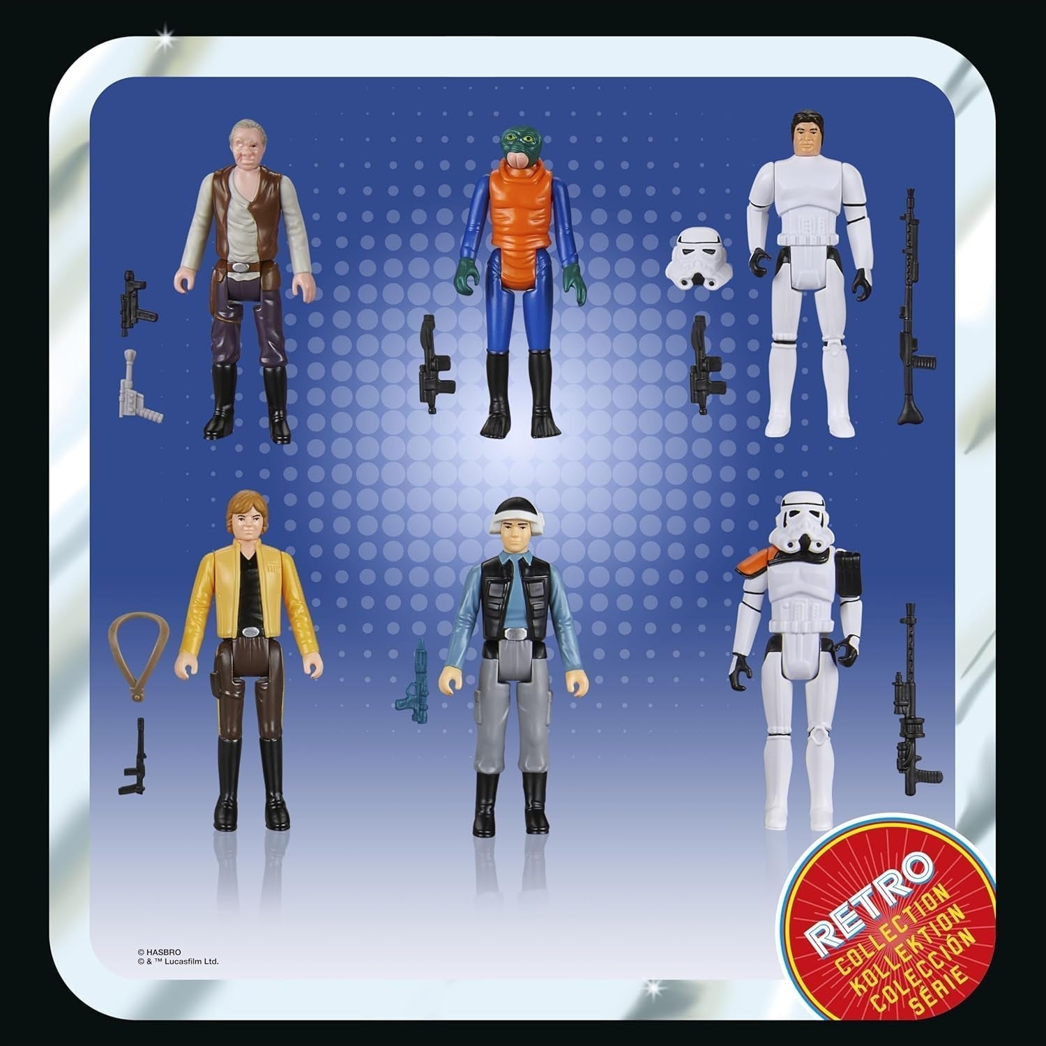 Star Wars Retro Collection Star Wars: A New Hope Multipack 6 Actionfiguren 9,5 cm Actionfiguren Naty Shop