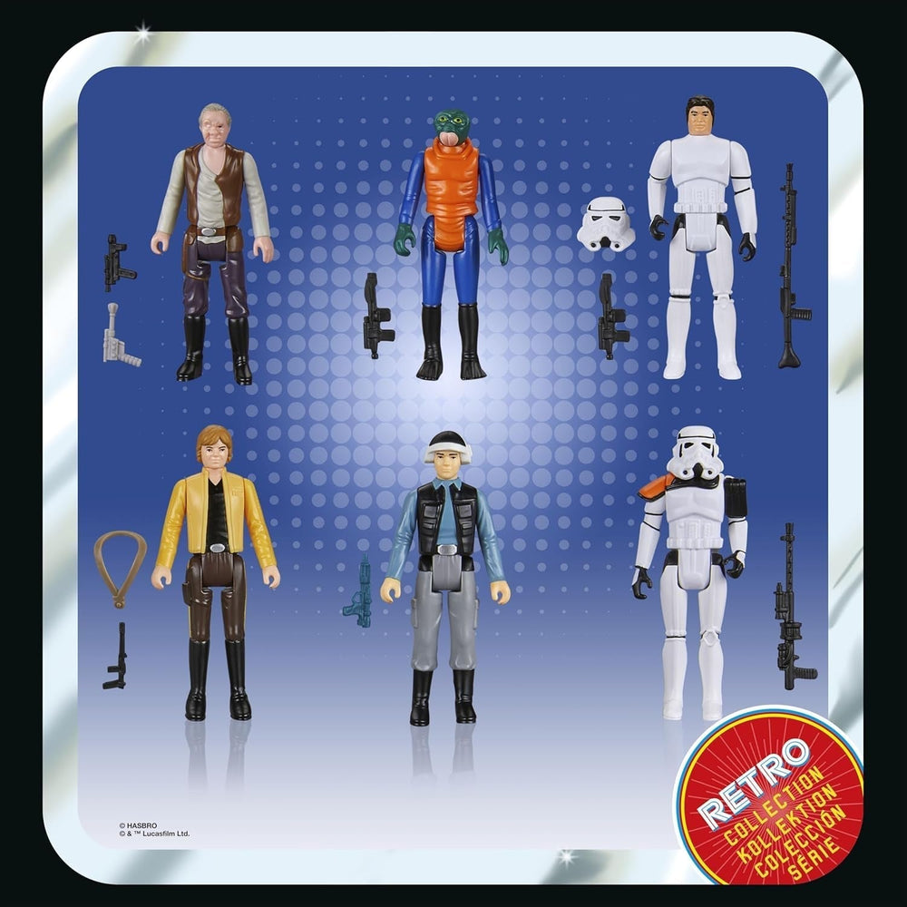 Star Wars Retro Collection Star Wars: A New Hope Multipack 6 Actionfiguren 9,5 cm Actionfiguren Naty Shop