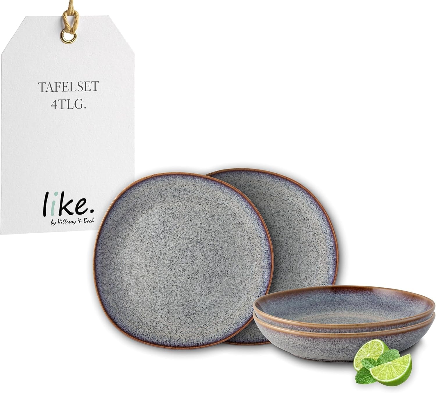 Like. de Villeroy & Boch Lave Beige set de cină 4 piese Seturi vesela masa Naty Shop Default Title