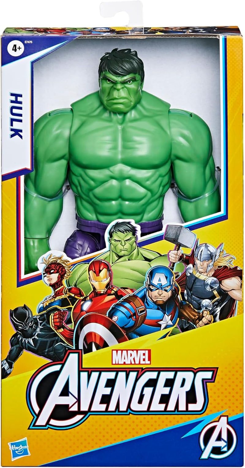 Marvel Avengers Titan Hero Series Blast Gear Deluxe Hulk Actionfigur, 30 cm großes Spielzeug für 4+ Jahre, grüne Actionfiguren Naty Shop