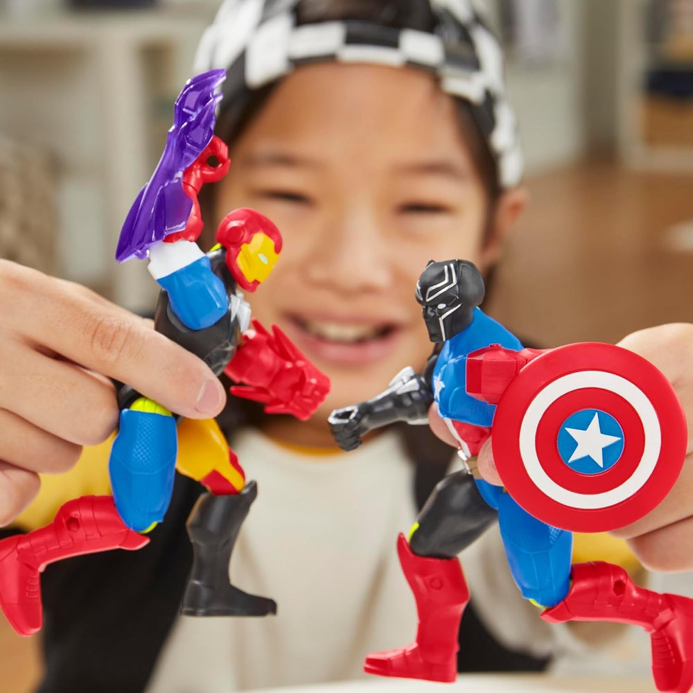 Mixmashers Marvel Captain America Avengers Mix-and-Match-Actionfiguren und Zubehör Actionfiguren Naty Shop
