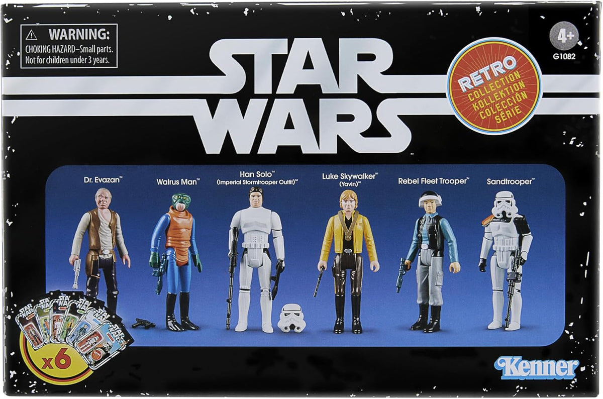 Star Wars Retro Collection Star Wars: A New Hope Multipack 6 Actionfiguren 9,5 cm Actionfiguren Naty Shop Standardtitel
