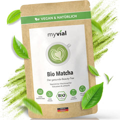 Ceai Matcha organic pudră premium 100 g Ceai verde de cea mai înaltă calitate din Japonia Kagoshima - perfect pentru smoothie Matcha Latte Ceai verde japonez Vegan Fără aditivi Ambalat fără plastic