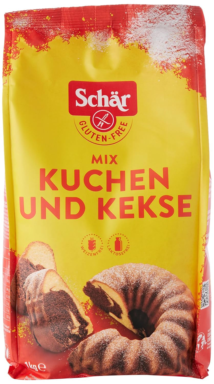 Mix C - Kuchen & Kekse Backmischung Glutenfrei 1Kg, 10Er Pack Mischung zum Backen und Kochen Naty Shop