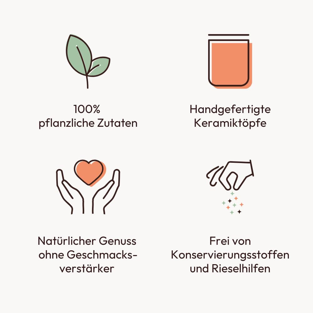 Potluck | Salat Lover 6er Set | Gewürzmischungen im Keramiktopf | Vegan, glutenfrei und mit natürlichen Inhaltsstoffen