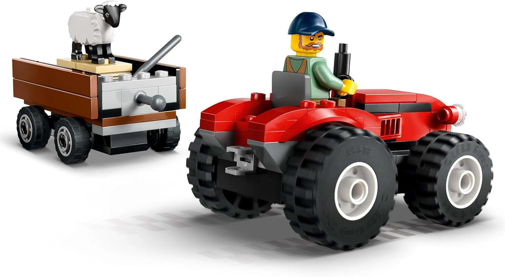 Tractor LEGO City cu remorcă - Jucărie de fermă cu tractor și figuri de animale - seturi de joacă Montessori pentru băieți și fete de la 4 ani - cadou cu 2 minifigurine 60461 Seturi de constructie Besuche den LEGO-Store