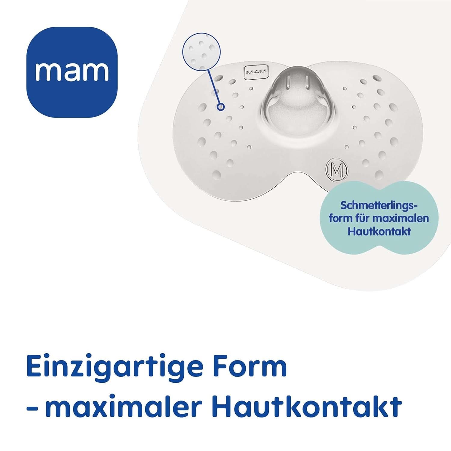 MAM Stillhütchen Größe L (Ø 23 Mm) Im 2Er-Set, Extra Weiche Brusthütchen Zum Schutz Beim Stillen, Brustwarzenschutz Für Maximalen Hautkontakt Zwischen Mutter Und Kind Accessories Food and Breastfeeding Bebe Naty Shop