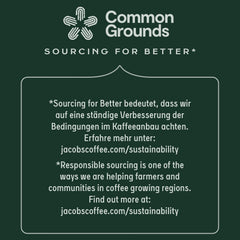 Jacobs Kaffeebohnen Café Crema Intense, intensiv mit Kakao- & Nussnote, geröstet in Bremen, Intensität 7/10, Kaffee ganze Bohnen, 1 kg