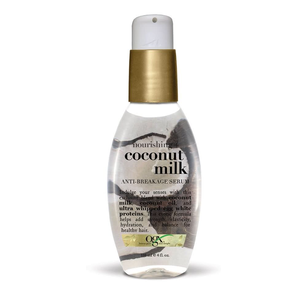 Shampoo mit Kokosmilch OGX (385 ml), feuchtigkeitsspendende Wirkung. Dusche und Bad Naty Shop