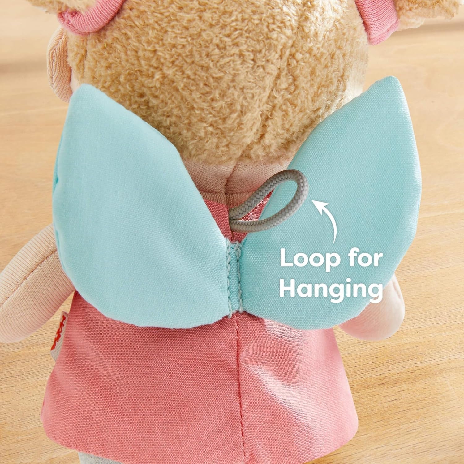 HABA Schutzengel Lore – Kuscheliges Stoffpüppchen (15 cm), perfektes Willkommensgeschenk für Babys & Kleinkinder – Waschbar bei 30 °C – 2011870001