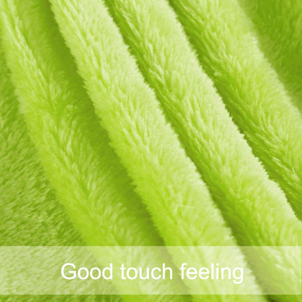 Sourcing Map Gemütliche Decke Tagesdecke Weiche & warme Fleecedecke als Sofadecke Sofadecke Wohnzimmer- und Kuscheldecke Wolldecke Weicher Samtplüsch Apfelgrün 150X200Cm Betten und Decken uxcell