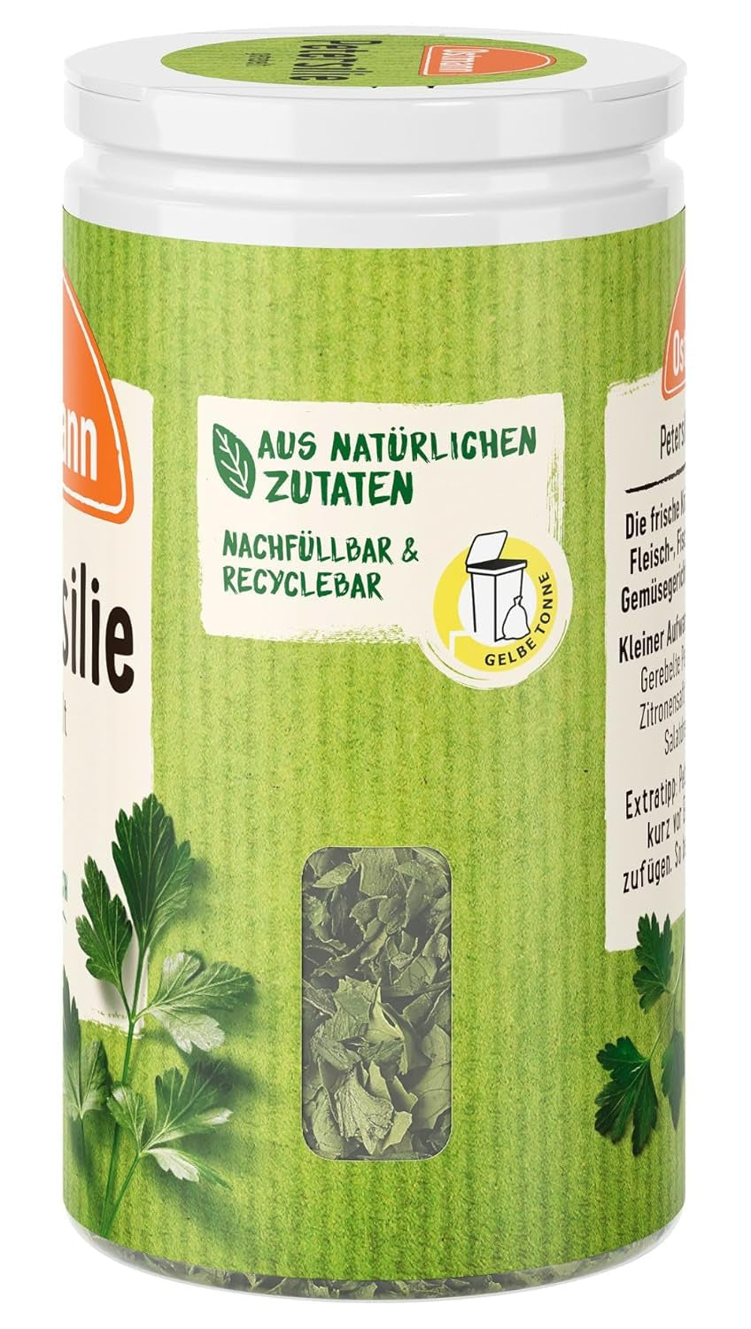 Ostmann Gewürze - Petersilie gerebelt | 100 % natürliche Zutaten | 5 g in der Streudose