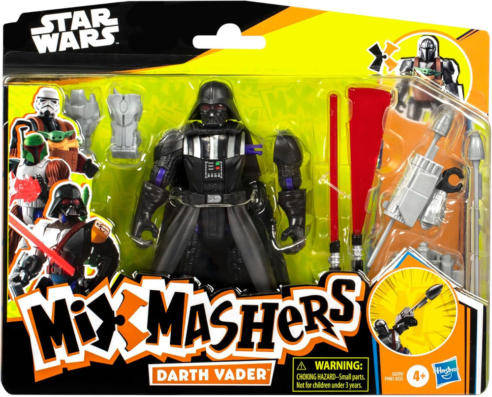 Star Wars Mixmashers Darth Vader Anpassbare Mix-and-Match-Deluxe-Actionfiguren und Zubehör Actionfiguren Naty Shop
