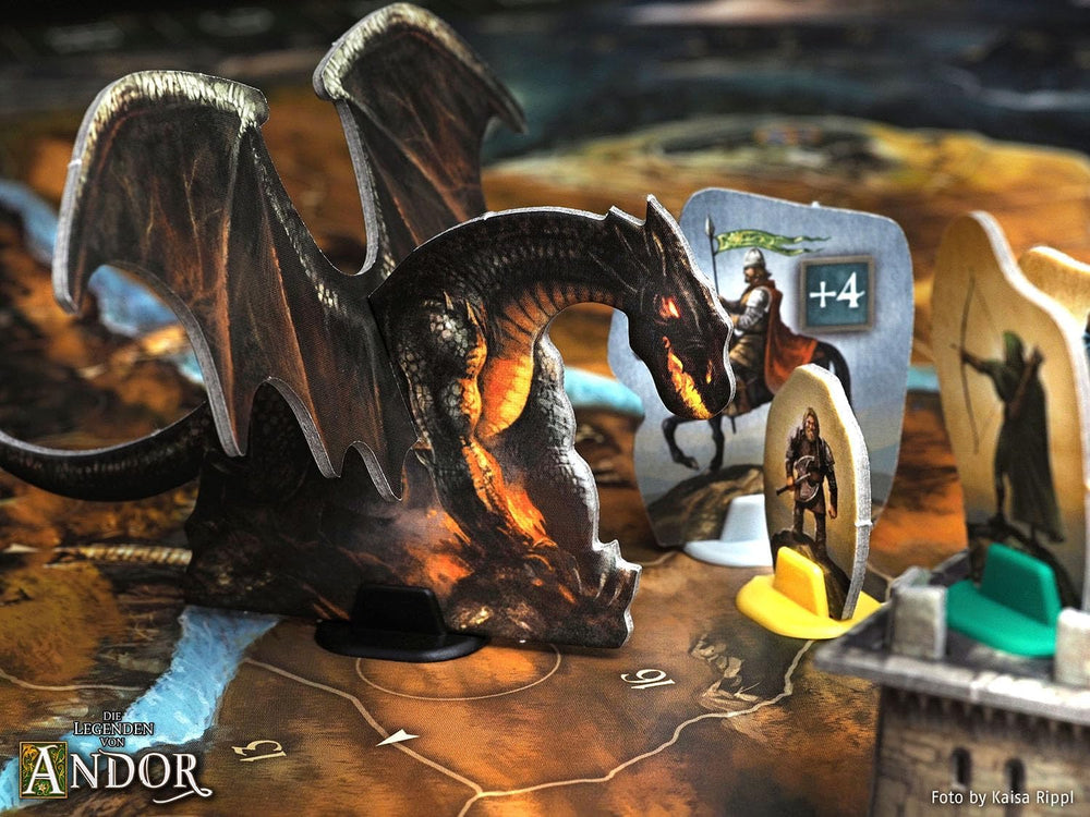 Kosmos 683122 Legends of Andor – Big Box, Basisspiel (Kennerspiel des Jahres 2013) und zusätzliche Erweiterungen, Fantasy-Klassiker, kooperatives Fantasy-Brettspiel, ab 10 Jahren