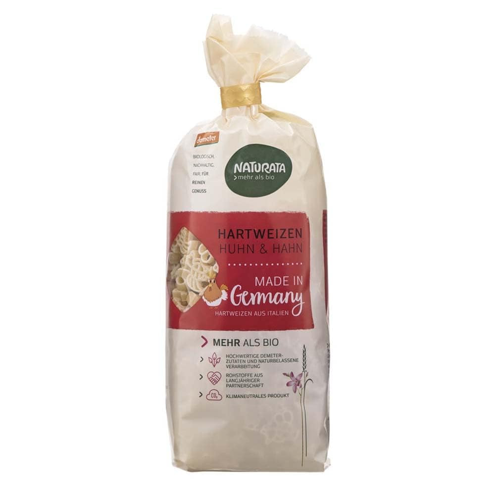 Hartweizennudeln, Huhn und Hahn