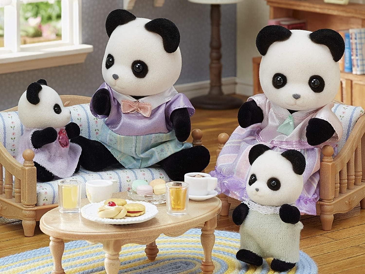Sylvanian Families L5529 Panda Familie - Figuren für Puppenhaus