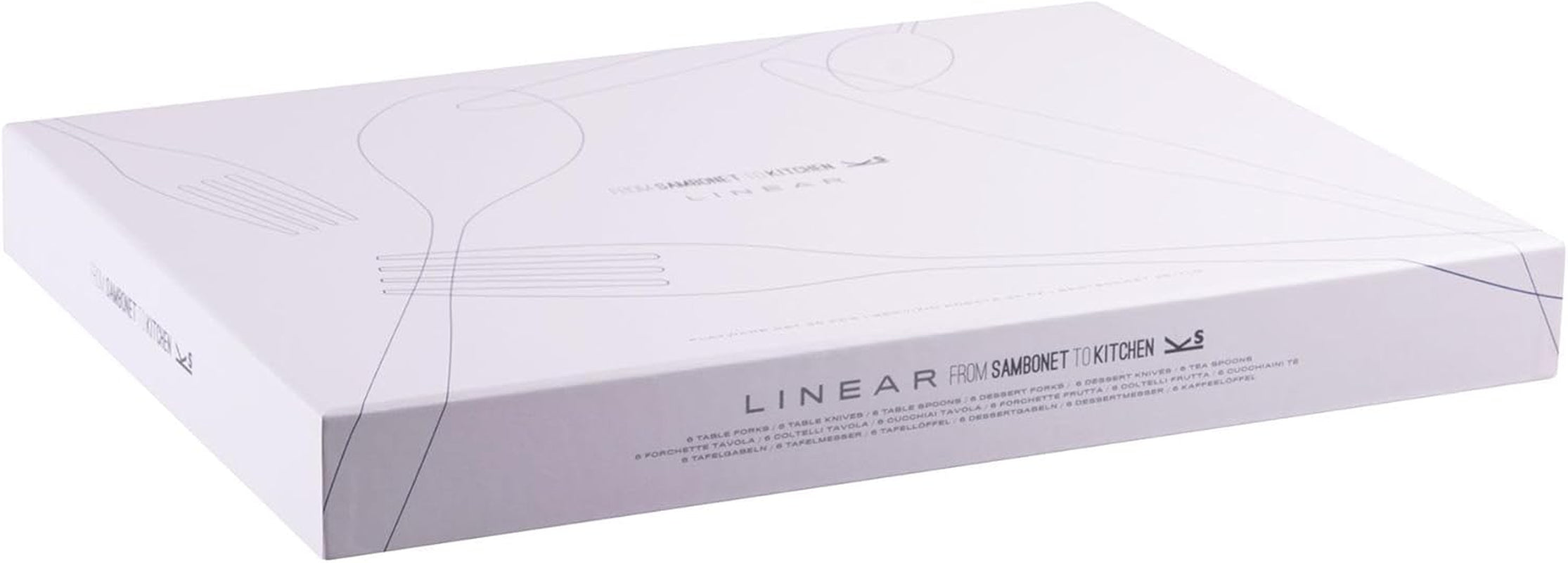 Sambonet 52513-83 Besteck 36 Teile, Edelstahl Küche Naty Shop