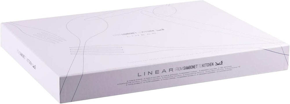 Sambonet 52513-83 Besteck 36 Teile, Edelstahl Küche Naty Shop