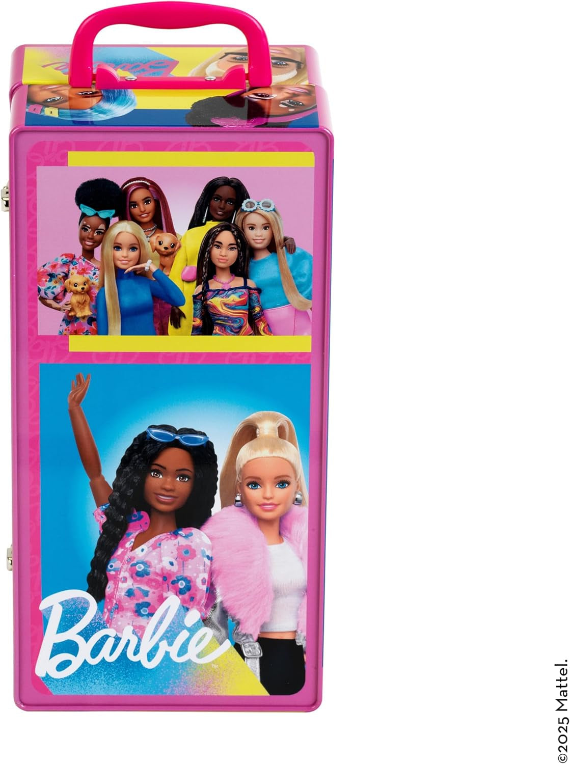 Theo Klein 5801 Barbie Dulap cu șine de haine și compartimente, jucărie pentru copii cu vârsta de 3 ani și peste, include accesorii, multicolor