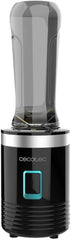 Cecotec Tragbarer Einzelstandmixer Power Titanium 300 Easygo. 350W, Zerkleinert Eis, 4 Klingen Mit Schwarzer Titanbeschichtung, Inklusive 2 Kühlröhren, 2 Tragbaren Bechern Und 2 Deckeln Mother and Child Naty Shop